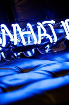 Неоновая надпись What if