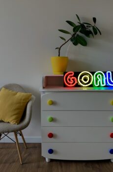 Неоновая вывеска goal