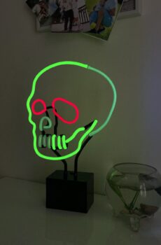 Настільна неонова лампа «Skull Art»